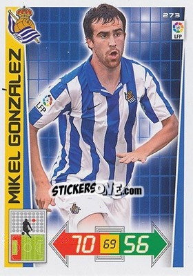 Sticker Mikel González - Liga BBVA 2012-2013. Adrenalyn XL n. 273 - Panini