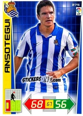 Cromo Ansotegui - Liga BBVA 2012-2013. Adrenalyn XL n. 275 - Panini