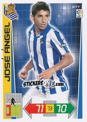 Sticker José Angel - Liga BBVA 2012-2013. Adrenalyn XL n. 277 - Panini