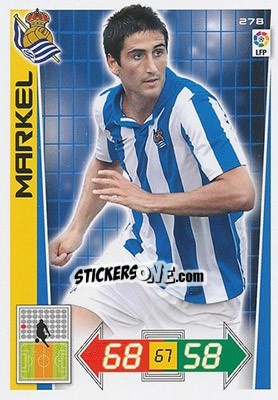 Cromo Markel - Liga BBVA 2012-2013. Adrenalyn XL - Panini