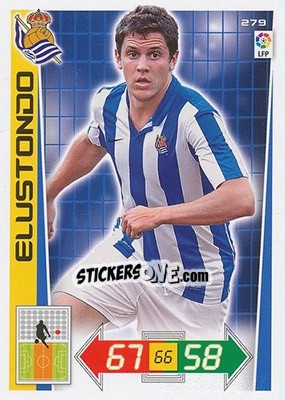 Sticker Elustondo - Liga BBVA 2012-2013. Adrenalyn XL n. 279 - Panini