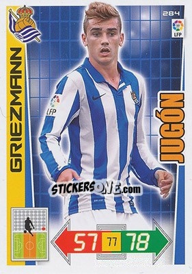Sticker Griezmann - Liga BBVA 2012-2013. Adrenalyn XL n. 284 - Panini