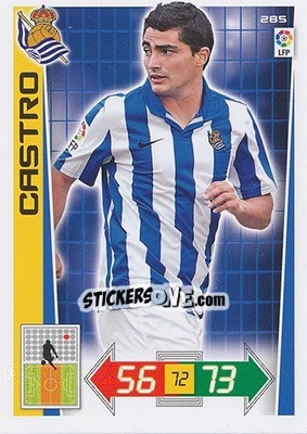Sticker Castro - Liga BBVA 2012-2013. Adrenalyn XL - Panini