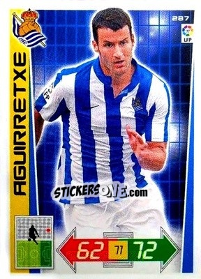 Sticker Aguirretxe - Liga BBVA 2012-2013. Adrenalyn XL n. 287 - Panini