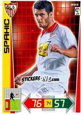 Figurina Spahic - Liga BBVA 2012-2013. Adrenalyn XL - Panini