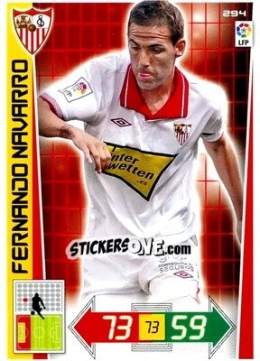 Sticker Fernando Navarro - Liga BBVA 2012-2013. Adrenalyn XL n. 294 - Panini