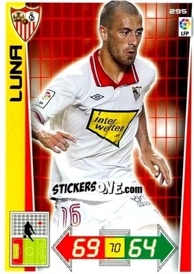 Sticker Luna - Liga BBVA 2012-2013. Adrenalyn XL n. 295 - Panini