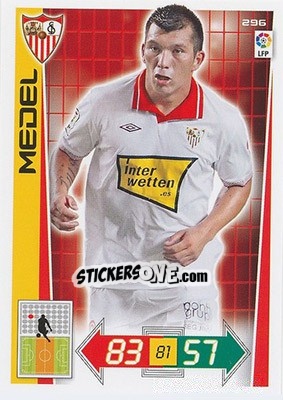 Sticker Medel - Liga BBVA 2012-2013. Adrenalyn XL n. 296 - Panini