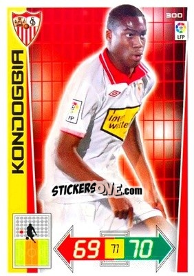 Sticker Kondogbia - Liga BBVA 2012-2013. Adrenalyn XL n. 300 - Panini