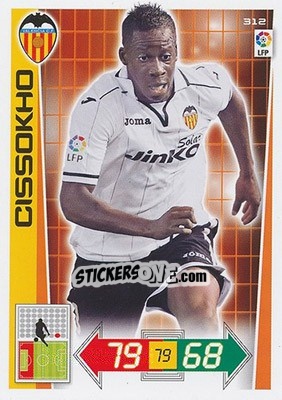 Sticker Aly Cissokho - Liga BBVA 2012-2013. Adrenalyn XL n. 312 - Panini