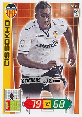 Figurina Aly Cissokho - Liga BBVA 2012-2013. Adrenalyn XL - Panini