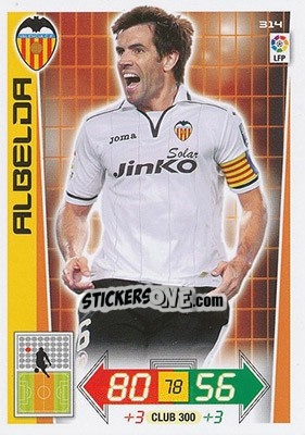 Sticker Albelda - Liga BBVA 2012-2013. Adrenalyn XL - Panini