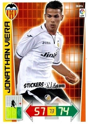 Figurina Jonathan Viera - Liga BBVA 2012-2013. Adrenalyn XL - Panini