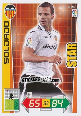 Sticker Soldado - Liga BBVA 2012-2013. Adrenalyn XL n. 323 - Panini