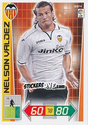 Sticker Nelson Valdez - Liga BBVA 2012-2013. Adrenalyn XL n. 324 - Panini