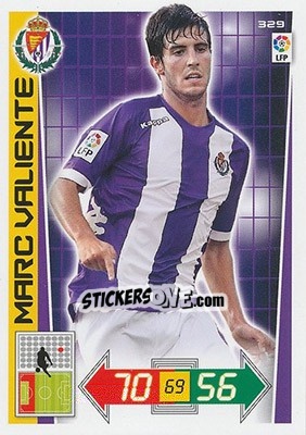 Sticker Marc Valiente - Liga BBVA 2012-2013. Adrenalyn XL n. 329 - Panini