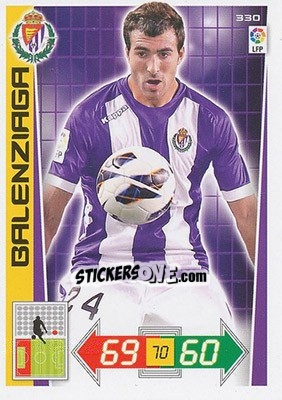 Sticker Balenziaga - Liga BBVA 2012-2013. Adrenalyn XL n. 330 - Panini