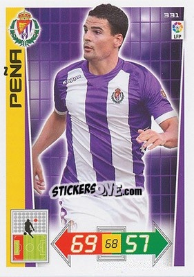 Sticker Peña - Liga BBVA 2012-2013. Adrenalyn XL n. 331 - Panini