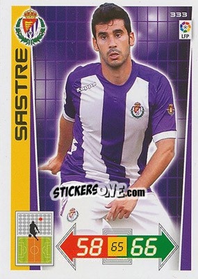 Sticker Sastre - Liga BBVA 2012-2013. Adrenalyn XL n. 333 - Panini