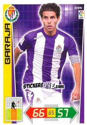 Sticker Baraja - Liga BBVA 2012-2013. Adrenalyn XL n. 335 - Panini