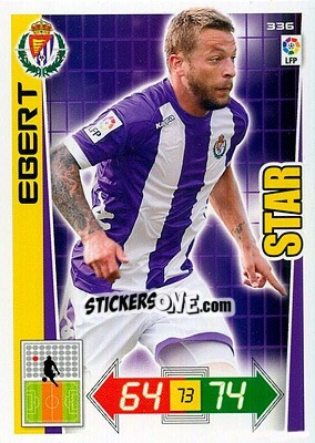Sticker Ebert - Liga BBVA 2012-2013. Adrenalyn XL n. 336 - Panini