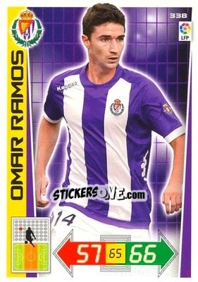 Sticker Omar Ramos - Liga BBVA 2012-2013. Adrenalyn XL n. 338 - Panini