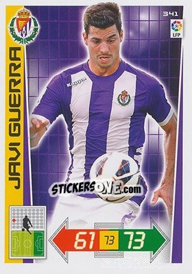 Sticker Javi Guerra - Liga BBVA 2012-2013. Adrenalyn XL n. 341 - Panini