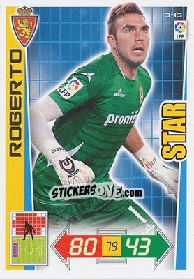 Sticker Roberto - Liga BBVA 2012-2013. Adrenalyn XL n. 343 - Panini