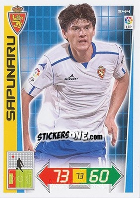 Sticker Sapunaru - Liga BBVA 2012-2013. Adrenalyn XL n. 344 - Panini