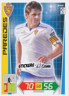 Sticker Paredes - Liga BBVA 2012-2013. Adrenalyn XL n. 346 - Panini