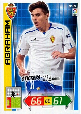 Sticker Abraham - Liga BBVA 2012-2013. Adrenalyn XL n. 348 - Panini