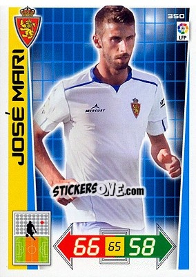 Sticker Jose Mari - Liga BBVA 2012-2013. Adrenalyn XL n. 350 - Panini