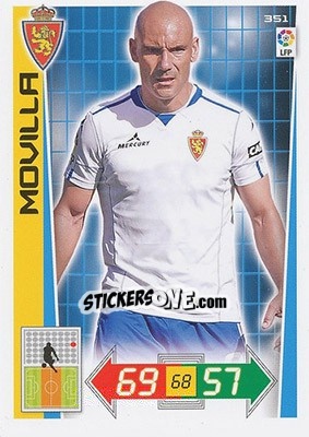 Sticker Movilla - Liga BBVA 2012-2013. Adrenalyn XL n. 351 - Panini