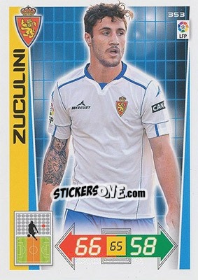 Sticker Zuculini - Liga BBVA 2012-2013. Adrenalyn XL - Panini