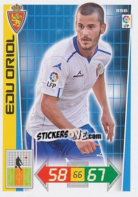 Sticker Edu Oriol - Liga BBVA 2012-2013. Adrenalyn XL n. 356 - Panini