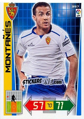 Cromo Montañés - Liga BBVA 2012-2013. Adrenalyn XL - Panini