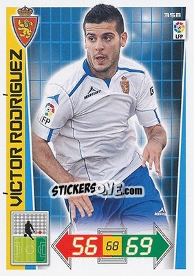 Sticker Víctor Rodríguez - Liga BBVA 2012-2013. Adrenalyn XL n. 358 - Panini