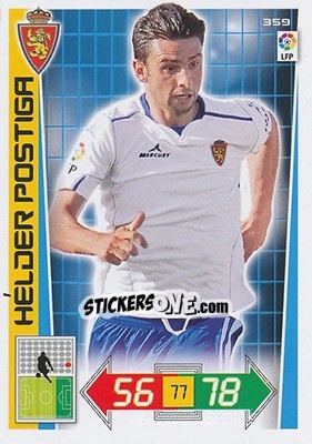 Sticker Hélder Postiga - Liga BBVA 2012-2013. Adrenalyn XL n. 359 - Panini