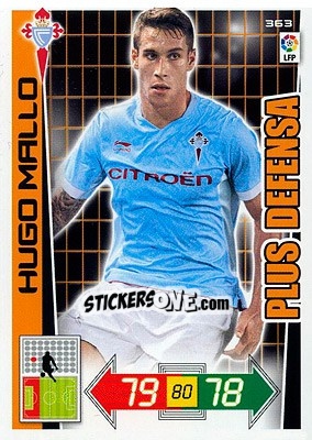 Sticker Hugo Mallo - Liga BBVA 2012-2013. Adrenalyn XL n. 363 - Panini
