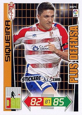 Sticker Siqueira - Liga BBVA 2012-2013. Adrenalyn XL n. 364 - Panini