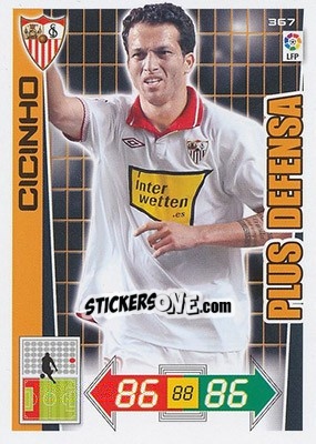 Sticker Cicinho - Liga BBVA 2012-2013. Adrenalyn XL n. 367 - Panini