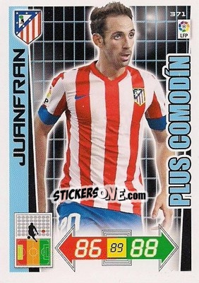 Sticker Juanfran - Liga BBVA 2012-2013. Adrenalyn XL n. 371 - Panini