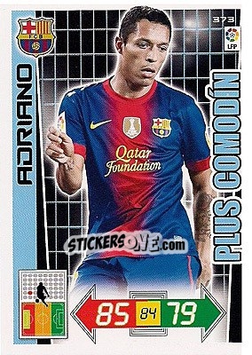 Sticker Adriano Correia - Liga BBVA 2012-2013. Adrenalyn XL n. 373 - Panini