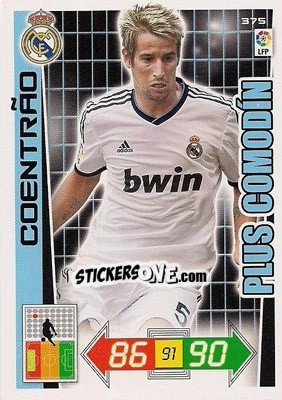 Sticker Coentrâo - Liga BBVA 2012-2013. Adrenalyn XL n. 375 - Panini