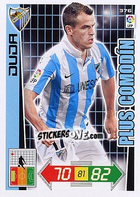 Sticker Duda - Liga BBVA 2012-2013. Adrenalyn XL n. 376 - Panini