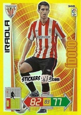 Sticker Iraola - Liga BBVA 2012-2013. Adrenalyn XL n. 388 - Panini