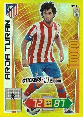 Sticker Arda Turan - Liga BBVA 2012-2013. Adrenalyn XL n. 391 - Panini
