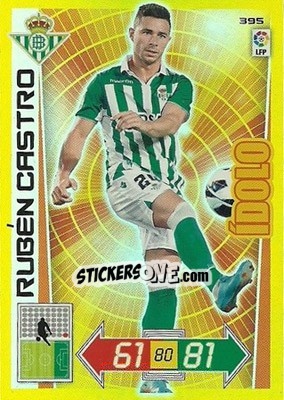 Sticker Rubén Castro - Liga BBVA 2012-2013. Adrenalyn XL n. 395 - Panini