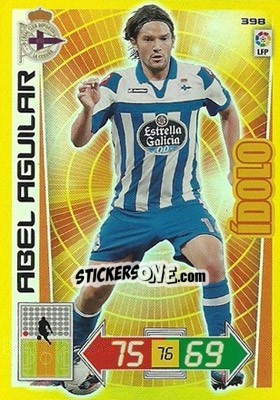 Sticker Abel Aguilar - Liga BBVA 2012-2013. Adrenalyn XL n. 398 - Panini