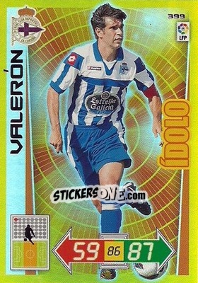 Sticker Valerón - Liga BBVA 2012-2013. Adrenalyn XL n. 399 - Panini